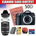 Canon EOS 50D 15.1MP Digital SLR Camera with EF-S 18-200mm f/3.5-5.6 IS Standard Zoom Lens Outfit