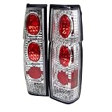 86-97 Nissan Hardbody Euro Taillights - Chrome 
