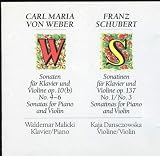 Weber, Schubert: Sonatas, Sonatinas ( Audio CD ) - B00193UDWM