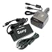 Sony Vaio Pcg : F / Fx / Fxa -a / Grs / Grt / Grv / Grx / Grz Series Equivalent Replacement Home & Vehicle Power Kit Ac Adapter + Dc Car Adaptor W/ ** Bonus Usb Charging Port ** - Oem Part # Pcga-ac19v3 Pcga-ac19v4 Pcga-ac19v Pcga-acx1 Pcga-ac19v Pcga-ac