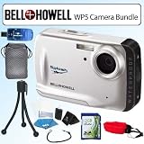 Bell & Howell BHWP5S WP5 Waterproof 12.2MP 5X Digital Camera Silver Bundle