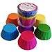 Happy Hacienda Silicone Baking Cups - Set of 12 Reusable Muffin/Cupcake Liners in Confetti Colors