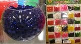 Crystal Ball Decor - Crystal Water Gels (Blue) 14g Retail Packs, 10 packs, FREE Ornament