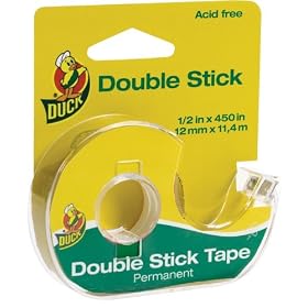 Henkel IT20904 Duck 1/2-by-450-Inch Double Stick Permanent Tape