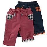 【アウトレット】 La Chiave クロップドパンツ(80～130cm) キムラタンの子供服 ネイビーブルー 90 ( 53312x53512-143 )