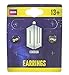 Doctor Who Bad Wolf Enamel Stud Earrings