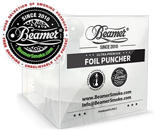 U Pick Color: White Beamer Ultra Premium Metal Foil Puncher + Limited Edition Beamer Smoke Sticker by Beamer Smoke