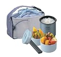 Metallic Stainless Vacuum Lunch Jar (Lavender)
