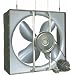 Airmaster 32689 Whole House Fan, 2 Speed, Semi-Enclosed Motor, 36" Prop Diameter, 115V, 1/3HP Motor
