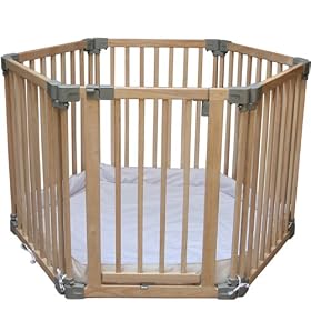 Clippasafe Natural Wood Play Pen