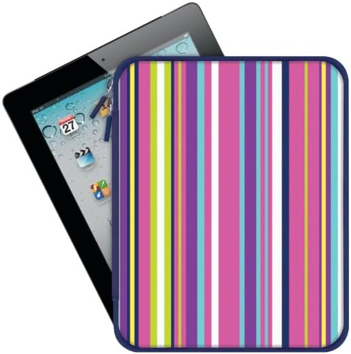 Macbeth Collection Portfolio Sleeve for All iPads - Hip Hip Stripes (MB-IP3HP)