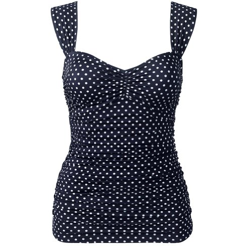 Miraclesuit® Dotical Ruched-Front Tankini Top