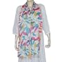 Womens Summer Clothes Accessory Linen Scarf Rectangular 24 x 74 inches (nstl025)