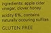 O Honey Apple Sparkling Sonoma Cider Vinegar, 6.8 Fl Oz