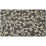 Chef Gear Figaro Anti-Fatigue Comfort Memory Foam Chef Mat, 18 by 30-Inch, Black/Berber