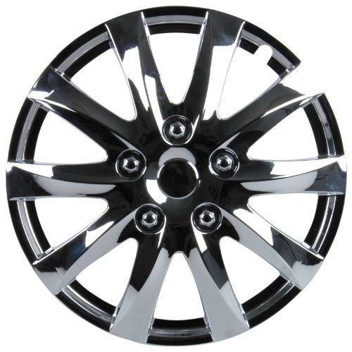 Unitec 75177 Premium- Radzierblenden 4er- Satz Jerez, chrom 33 cm (13 Zoll) Preisvergleich
