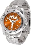 University of Texas Longhorns UT Men's Dress Watch Stainless Steel Wristwatch