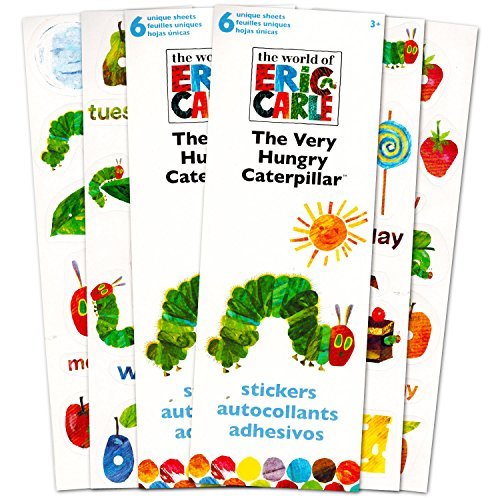 Eric Carle Stickers Party Favors (Set of 2 Sticker Packs) -- Over 200 Stickers Eric Carle Stickers Party Favors (Set of 2 Sticker Packs) -- Over 200 Stickers