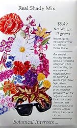 Real Shady Seed Mix 17 Grams 18 Flower Varieties
