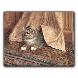 Kitten Under Drape - Gift Enclosure Cards (set of 12)