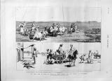 1875 PRINCE WALES INDIA HUNTING CHEETAH MUCKINPOORA