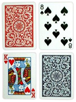 Copag Poker Size Regular Index 1546 Playing Cards (Blue Red Setup)