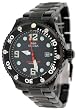 Sicura Men's Black IP 300M Automatic Diver Watch #SM606-GB (Black Dial)