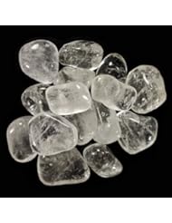 Home: Hypnotic Gems Materials: 1/2 lb Bulk Tumbled Clear Quartz Stones from Brazil - Natural Polished Gemstone Supplies for Wicca, Reiki, and Energy Crystal Healing *Wholesale Lot* - Hypnotic Gems