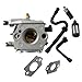 AISEN Pack of New Carburetor with Gaskets Fuel Oil Line Filter For Stihl 024 026 024AV 024S MS240 MS260 Tillotson HU-136A HS-136A Walbro WT-194 WT-194-1 11211200611 / 1121 120 0611 Carb