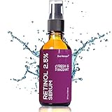2 oz Retinol 2.5% (Vitamin A) - Facelift in a Bottle #3 - 100% Vegan Anti Aging Serum - SEE RESULTS OR MONEY-BACK - Big 2 ounce (Twice the Size) Wrink