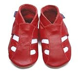 Inch Blue - 1780 S - Chaussures Bébé Souples - Sandales - Rouge - T 17-18 cm