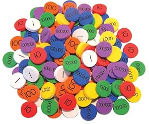 Amazon.com: Place Value Disks (140 Disks: 20 for each of 7 values