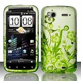 TMobile HTC Sensation 4G Accessory - Blossoming Green Spring Flower Protect ....