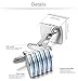 Jstyle Black Blue Cufflinks for Men Shirt Cufflinks Unique Business Wedding