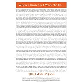 1001 Job Titles Poster