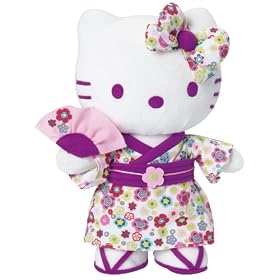 Hello Kitty - 150962 - Jouet Premier Age - Peluche - Kimono - 27 cm