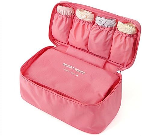 ElseLife Pink Nylon Portable Drawer Oraganizers Underware Multi-funcitional Storage Bags