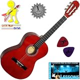 Childs 3/4 Size Nylon String Classical Acoustic Guitar red