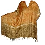Handmade Tie & Dye Stole Womens Casual Evening Dress From India (Free Shipping) Stle0013r