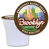 BROOKLYN BEAN COFFEE BREAKFAST BLEND DECAF 96 K CUPS