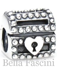 Moress Treasure Chest Solid 925 Sterling Silver European Charm Bead- Compatible Brand Bracelets : Authentic Pandora, Chamilia, Moress, Troll, Ohm, Zable, Biagi, Kays Charmed Memories, Kohls, Persona & more!