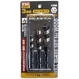 ( お徳用 10セット) TRAD 木工用ドリル刃セット 【9 12 15mm 3本組】 ショートタイプ インパクト対応12V以上 TWD-302