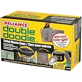 Reliance Products Double Doodie Toilet Waste Bags (6-Pack)