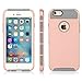 iPhone 6 Plus Case (5.5 inch),Keetech[Slim Hybrid Dual Layer] Heavy Duty Case Cover for Apple iPhone 6 Plus and iPhone 6s Plus 5.5 inch (Rose Gold-Gray)