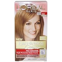 L'Oreal Paris Excellence Crème with Pro-Keratine Complex, Medium Reddish Blonde 8RB