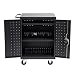 30 Bay Classroom and Office Charging Cart for Chromebooks, iPad, Tablets and Laptop Computers with Secure Locking Storage