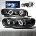 98 99 00 01 02 Chevy Camaro Halo Projector Headlights - Black (pair) *** Free Shipping **