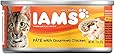 IAMS Pate With Gourmet Chicken Canned Wet Cat Food 3 Ounces (Pack of 24)