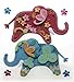 Jolee's Boutique Dimensional Stickers, Stitched Elephants