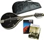 Musician's Friend Black Mandolin Starter Kit